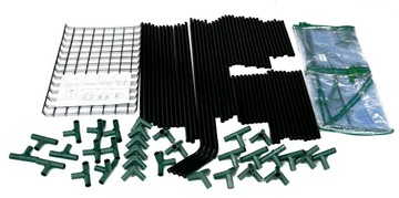 Садовая теплица из фольги, Белый дом - 143x195