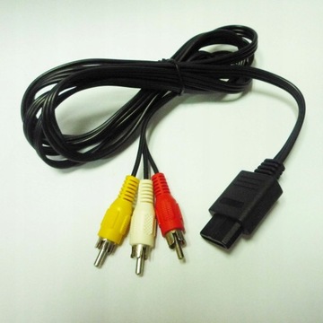 КОМПОЗИТНЫЙ AV-КАБЕЛЬ RCA ДЛЯ NINTENDO GAMECUBE N64