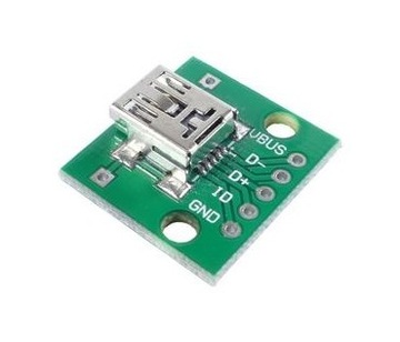 Adapter przejściówka MINI USB na PCB 5 PIN