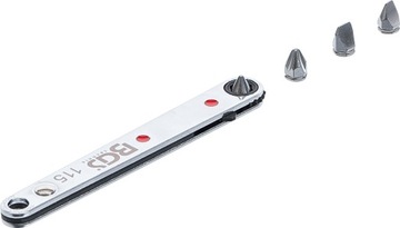 Трещотка для бит, шестигранное гнездо BGS 6,3 мм (1/4 дюйма),