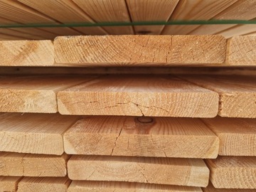 Deska sosnowa strugana surowa 24x155x1500 mm 1 m2 OUTLET
