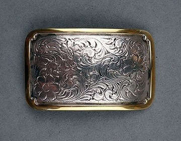 Klamra ozdobna z motywem kwiatowym