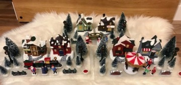 МИНИ ВОЛШЕБНАЯ ДЕРЕВНЯ СВЕТ Рождественская деревня