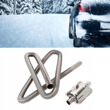 Выхлопная труба стояночного отопителя с глушителем