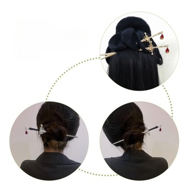 WINTAGE HAIR STICKS PAŁKI WIDELEC MISS