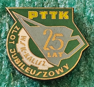 ODZNAKA ZLOT JUBILEUSZOWY PTTK WSK KALISZ 25 LAT