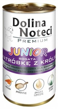 DOLINA NOTECI Premium Junior wątróbka królik 400g