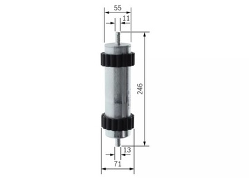 BOSCH F 026 402 361 FILTR PALIVA