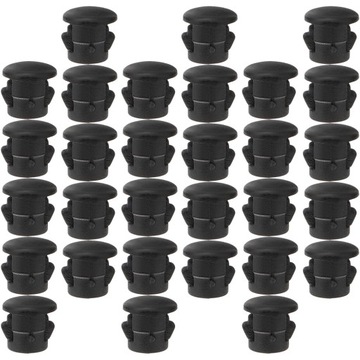 Panelowe zatyczki z okrągłymi otworami. Zatyczki ochronne do mebli