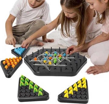 ТРЕУГОЛЬНАЯ ШАХМАТНАЯ НАСТОЛЬНАЯ ИГРА, ИНТЕРАКТИВНАЯ ИГРА PEGBOARD, НАСТОЛЬНЫЕ НАСТОЛЬНЫЕ ИГРЫ