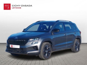 Skoda Karoq Crossover Facelifting 1.5 TSI ACT 150KM 2024 Skoda Karoq 1.5 TSI 150KM Sportline DSG LED Matrix Canton DCC Hak Salon PL