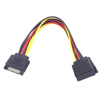 Kabel adapter SATA na 2 x 15-pinowe złącze żeńskie SATA 20 cm