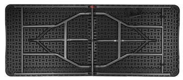 СТОЛ ДЛЯ ОБСЛУЖИВАНИЯ БОЛЬШОЙ СКЛАДНОЙ ЧЕМОДАН 180 см ЧЕРНЫЙ, РАСШИРЯЮЩИЙСЯ