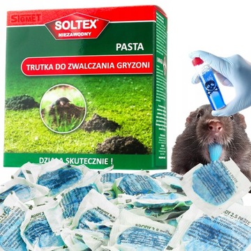 TRUTKA na GRYZONIE krety nornice ULTRA MOCNA PASTA 150g BRODIFAKUM SOLTEX