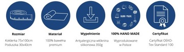 Наполненное постельное белье 75х100см Гусь премиум хлопок!
