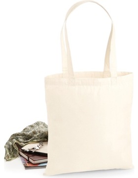 torba zakupowa bawełna natural PREMIUM gruba 200g