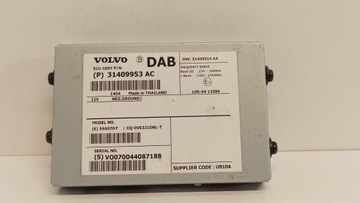 VOLVO V60 V70 TUNER MODUŁ RADIA 31409953