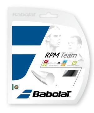 Naciąg tenis ziemny Babolat RPM Team 1,30mm Czarny