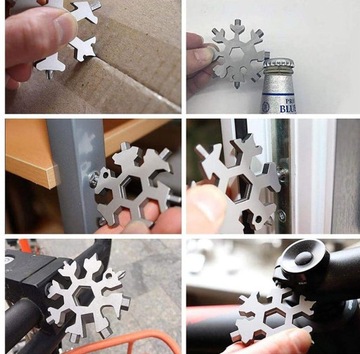 МУЛЬТИТУЛ КЛЮЧ СНЕЖИНКА 18 В 1