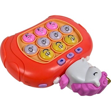 GRA ZRĘCZNOŚCIOWA POP IT DLA DZIEWCZYNKI ANTYSTRESOWA GIERKA 4w1 JEDNOROŻEC