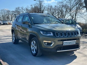Jeep Compass II SUV 1.4 Multiair 170KM 2018 Jeep Compass Raty juz od 1200ZL Navi Radar Automat 170KM Skora full opcja, zdjęcie 7