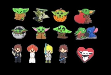 PINY PRZYPINKI DO BUTÓW CROCS WPINKI Star Wars Gwiezdne Wojny 13 SZT Nr2