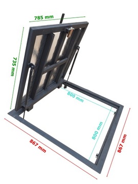 ЛЮК В ПОДВАЛ, ПОЛА, ИНСПЕКЦИОННЫЙ 80х80СМ ВХОД В ПОДВАЛ, Септик