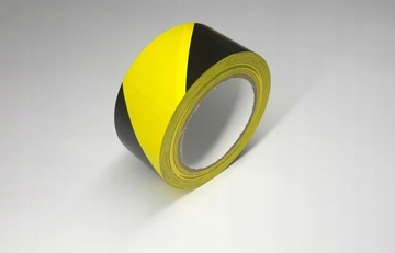 ЛЕНТА ПРЕДУПРЕЖДАЮЩАЯ ЖЕЛТО-ЧЕРНАЯ КЛЕЙКАЯ 100ММ/33М