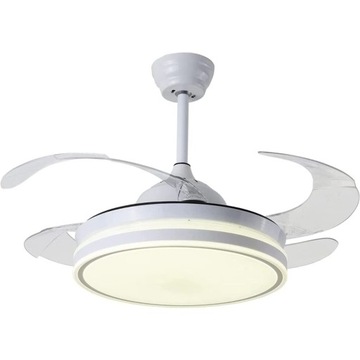 WENTYLATOR SUFITOWY, LAMPA LED