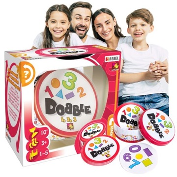 KARCIANA Gra RODZINNA dla Dzieci DOBBLE 1 2 3