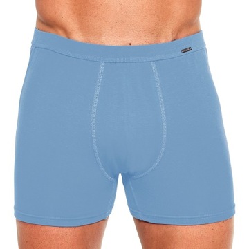 Bokserki męskie Cornette Authentic Perfect 220 niebieskie blue r. XXL