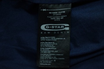 G-STAR RAW FLEET GARBER TRENCH Płaszcz Męski S/M 1