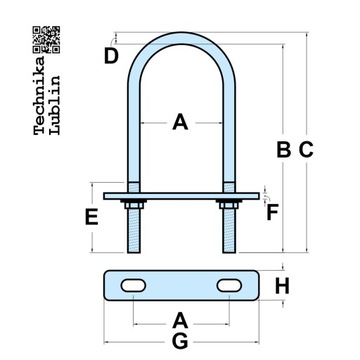Зажим для мачт и антенн диаметром 45