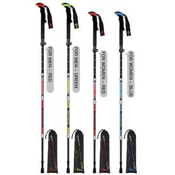 Складные треккинговые палки XINDA, сверхлегкие быстрые молнии из углеродного волокна.