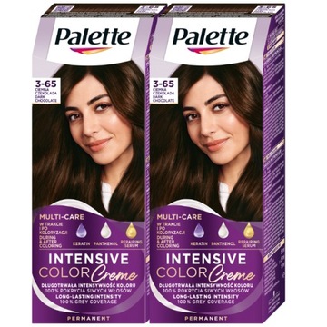 Palette ICC Farba do Włosów W2 (3-65) Ciemna Czekolada x 2