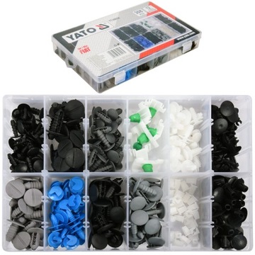 SPINKI SAMOCHODOWE FIAT KOMPLET 308 SZT. YATO