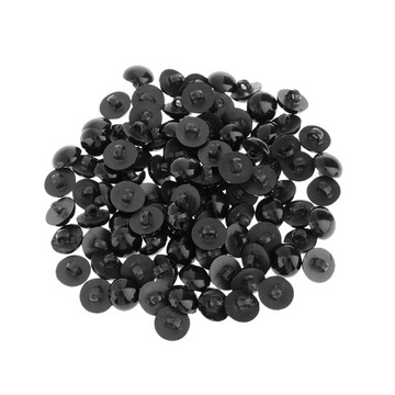 Opakowanie 100 sztuk 13mm bezpiecznych oczu Plastikowe oczy
