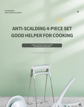 Anti-Scald Bowl Holder Pot Gripper Tray Clip Bowl