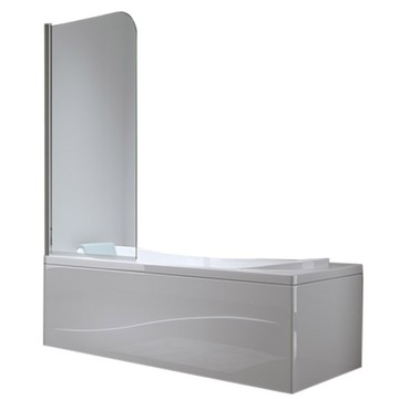 PARAWAN NAWANNOWY PR01 CHROM 80x140 CM 6 MM