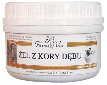 Żel z kory dębu Farm-Vix nadmierna potliwość 350g