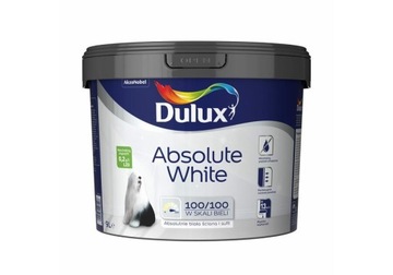КРАСКА DULUX ABSOLUTE WHITE ДЛЯ СТЕН И ПОТОЛКОВ MATT WHITE 9л