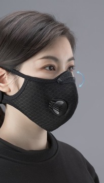 СПОРТИВНАЯ МАСКА ДЛЯ БЕГОВОГО ВЕЛОСИПЕДА С ФИЛЬТРОМ KN95