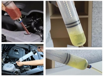 МАСЛЯНЫЙ ШПРИЦ РУЧНОЙ ВСАСЫВАТЕЛЬ ЖИДКОСТИ 200 мл МАСЛЯНЫЙ НАСОС