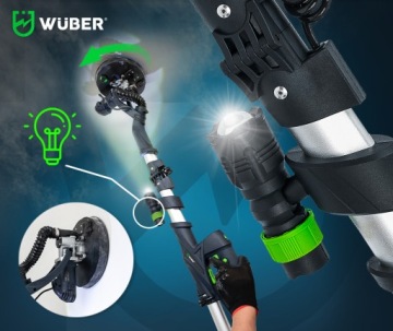 ЖИРАФ ШЛИФОВКА ДЛЯ ШТУКАТУРКИ ШТУКАТУРКА LED ДВЕ ГОЛОВКИ БУМАГА 12x