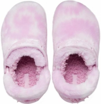 Damskie Ocieplane Klapki Buty Chodaki Crocs Classic Fur Sure Clog 38-39