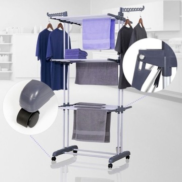 SUSZARKA KOMPAKTOWA NA PRANIE Clever Clean XXL