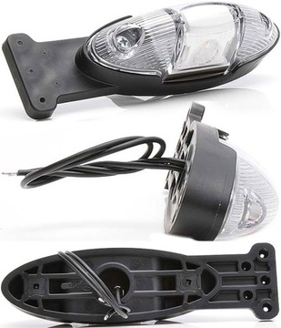 LAMPA OBRYSOWA PRZEDNIO-TYLNA OBRYSÓWKA LEWA WAŚ