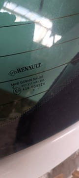 RENAULT MEGANE 3 III FACELIFT 08-15 HB 5D BÍLÁ SKLO (OKNO) ZADNÍ VÍKO KUFRU KUFRU OV369