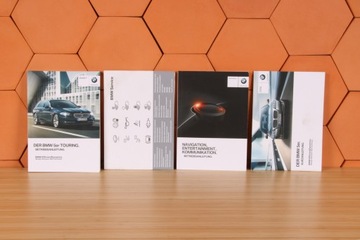 BMW F11 ORYGINALNA NIEMIECKA KSIĄŻKA SERWISOWA INSTRUKCJA OBSŁUGI ETUI