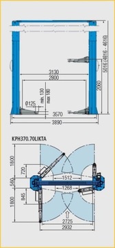 Подъемник Равальоли KPH370.70LIKTA 7 T BUS